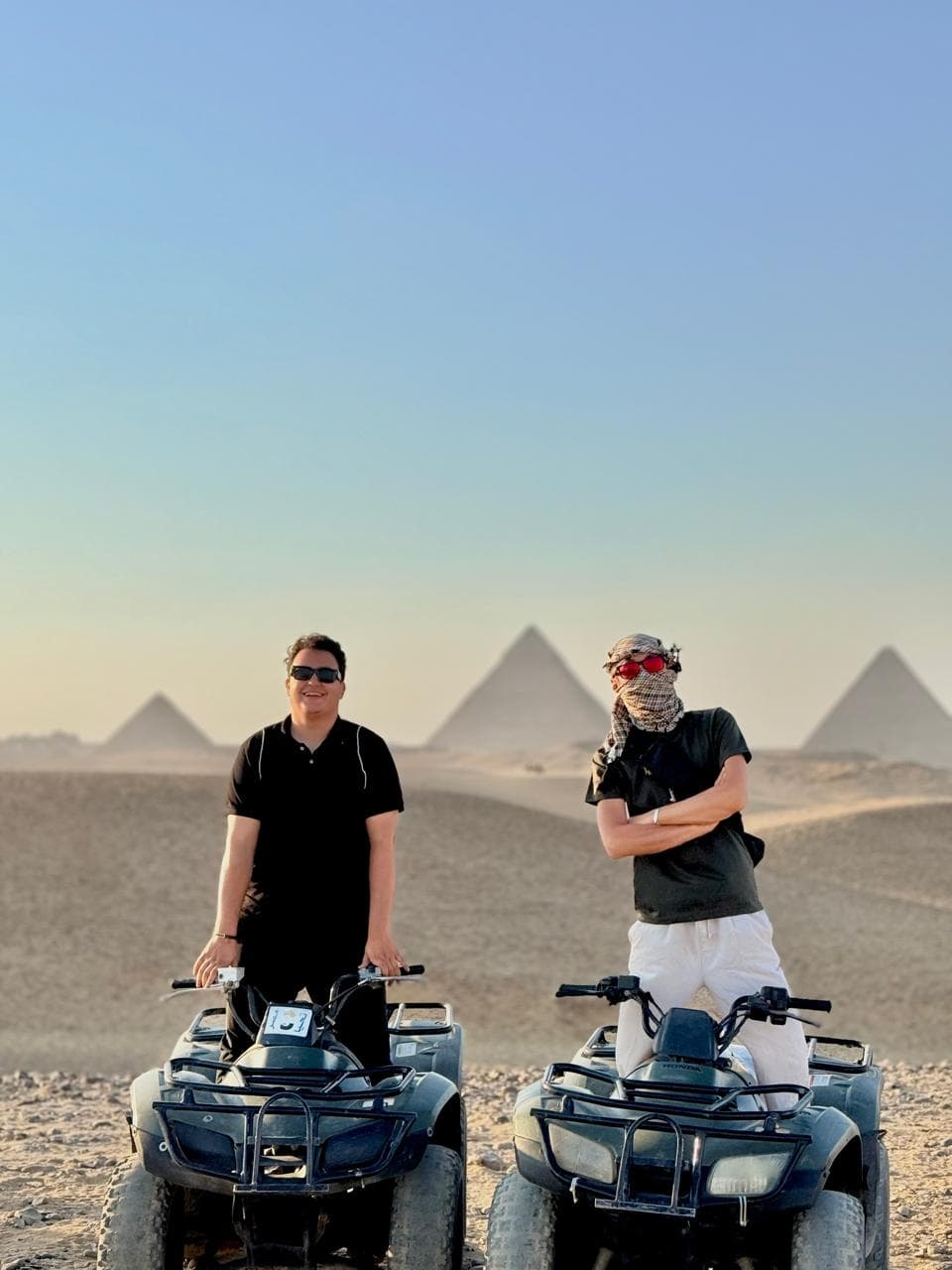 Sunset Quad Bike Tour at the Giza Pyramids – Desert Safari Adventure Gallery Image
