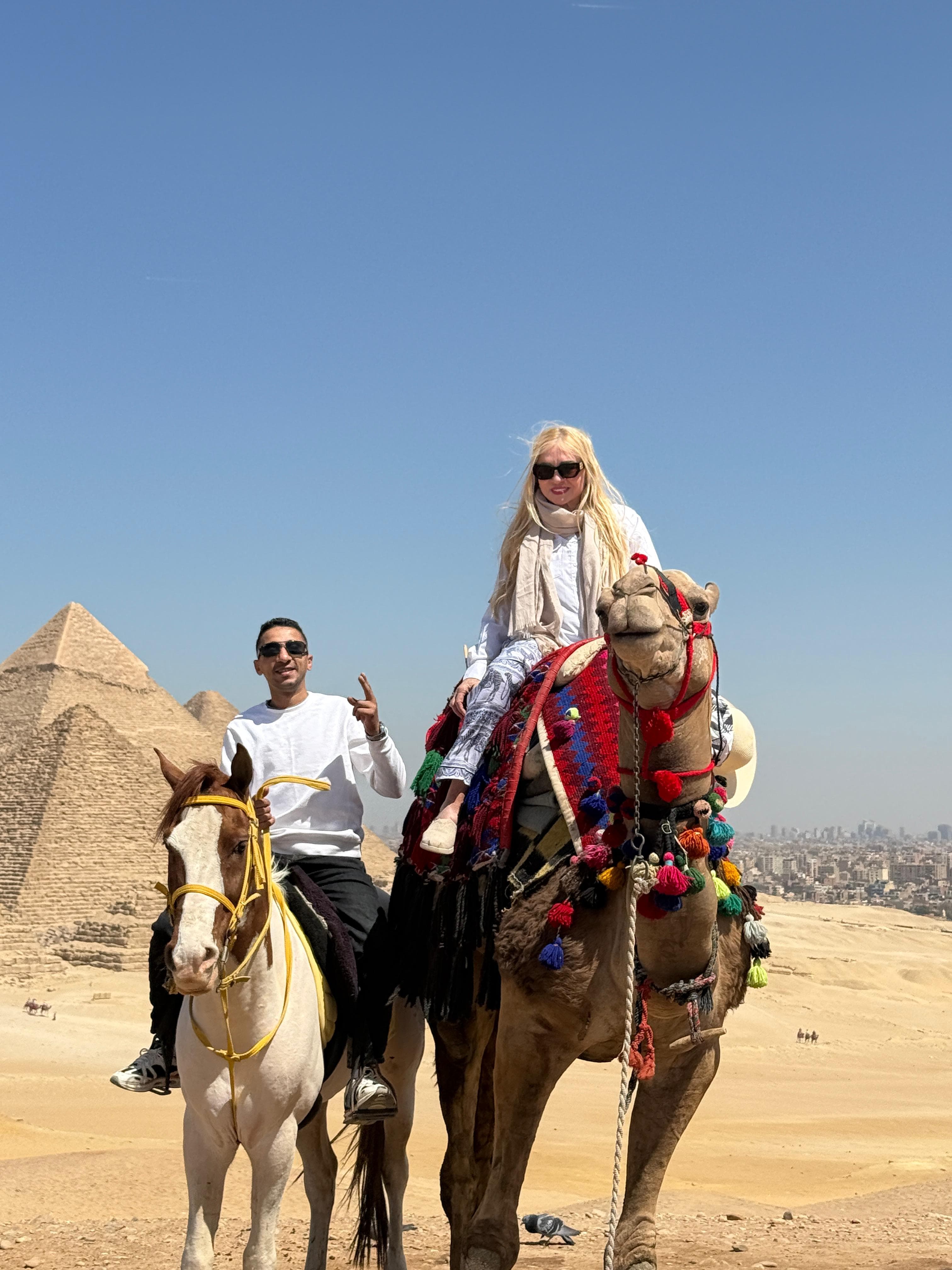 Camel Ride at the Giza Pyramids | Explore Egypt's Timeless Desert Gallery Image