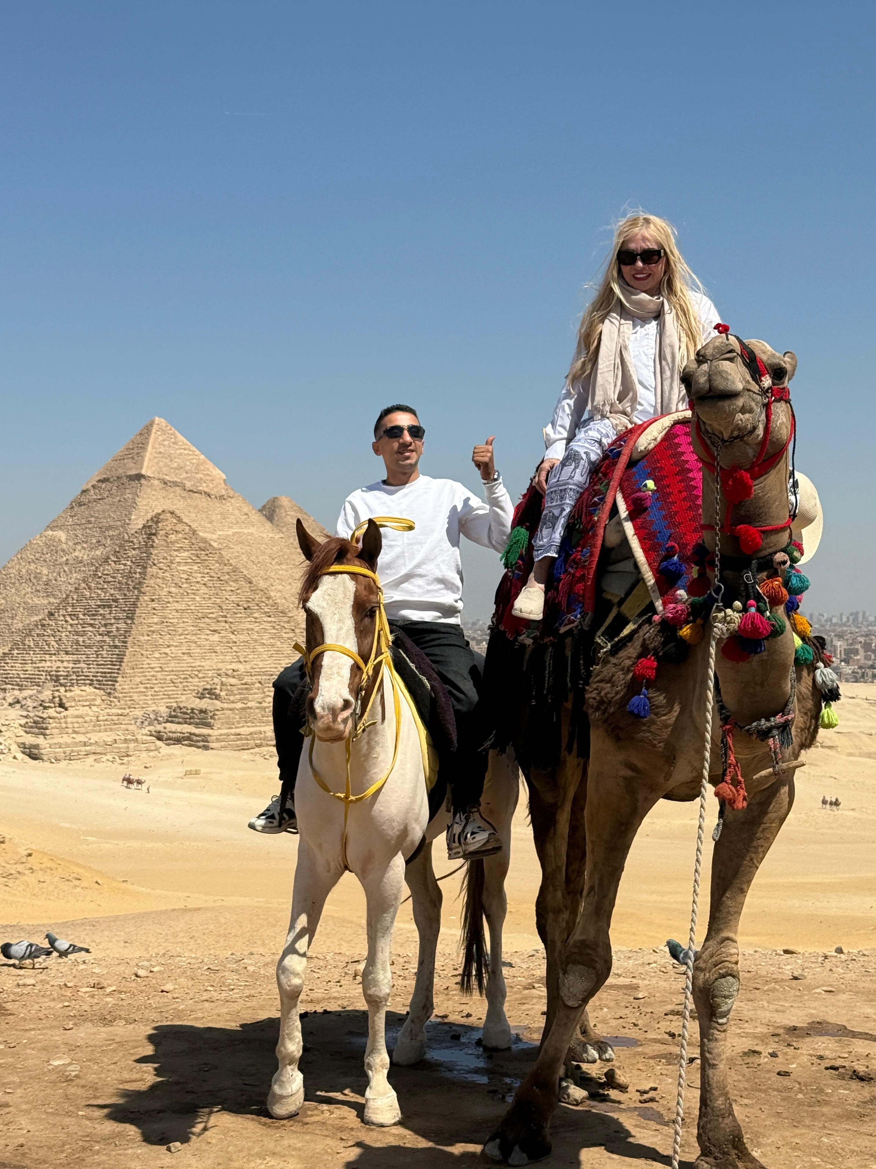 Camel Ride at the Giza Pyramids | Explore Egypt's Timeless Desert Gallery Image