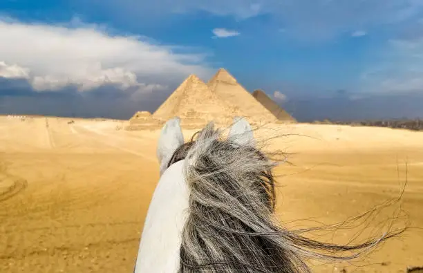 Horse Riding Adventure at the Giza Pyramids | Ride Through Egypt's Desert Gallery Image