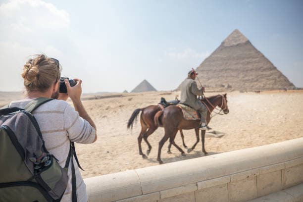 Horse Riding Adventure at the Giza Pyramids | Ride Through Egypt's Desert Gallery Image