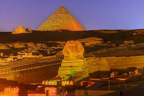 Giza Pyramids Sound & Light Show | An Unforgettable Evening Experience Gallery Image