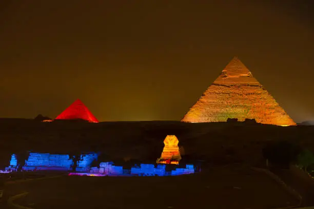 Giza Pyramids Sound & Light Show | An Unforgettable Evening Experience