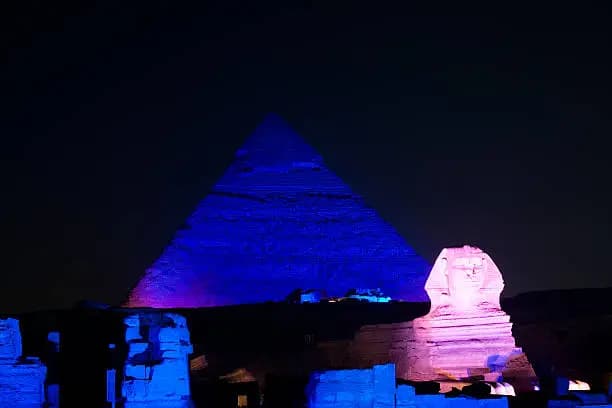Giza Pyramids Sound & Light Show | An Unforgettable Evening Experience Gallery Image